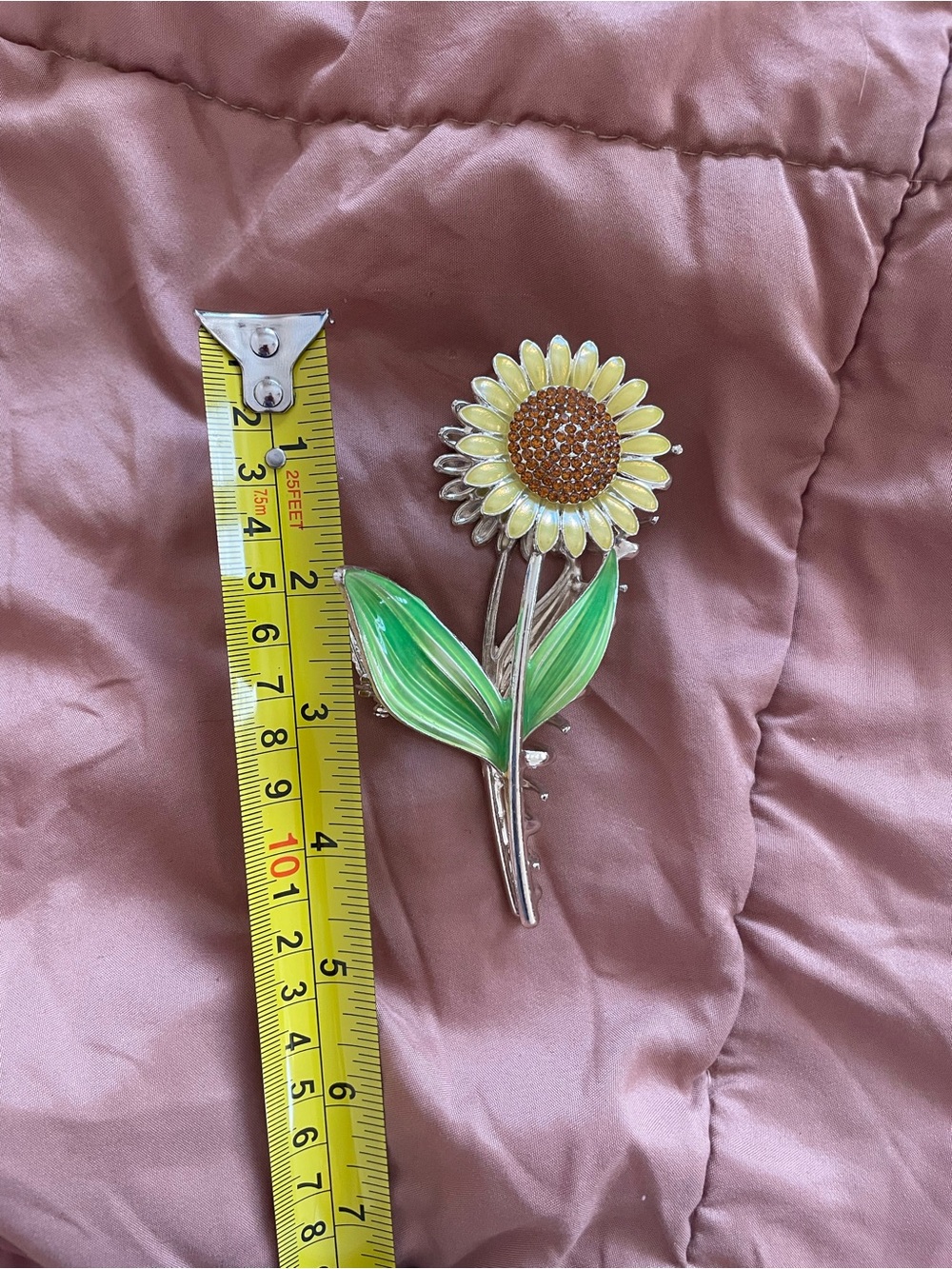 Sunflower Claw Clip - Picture 4 of 4